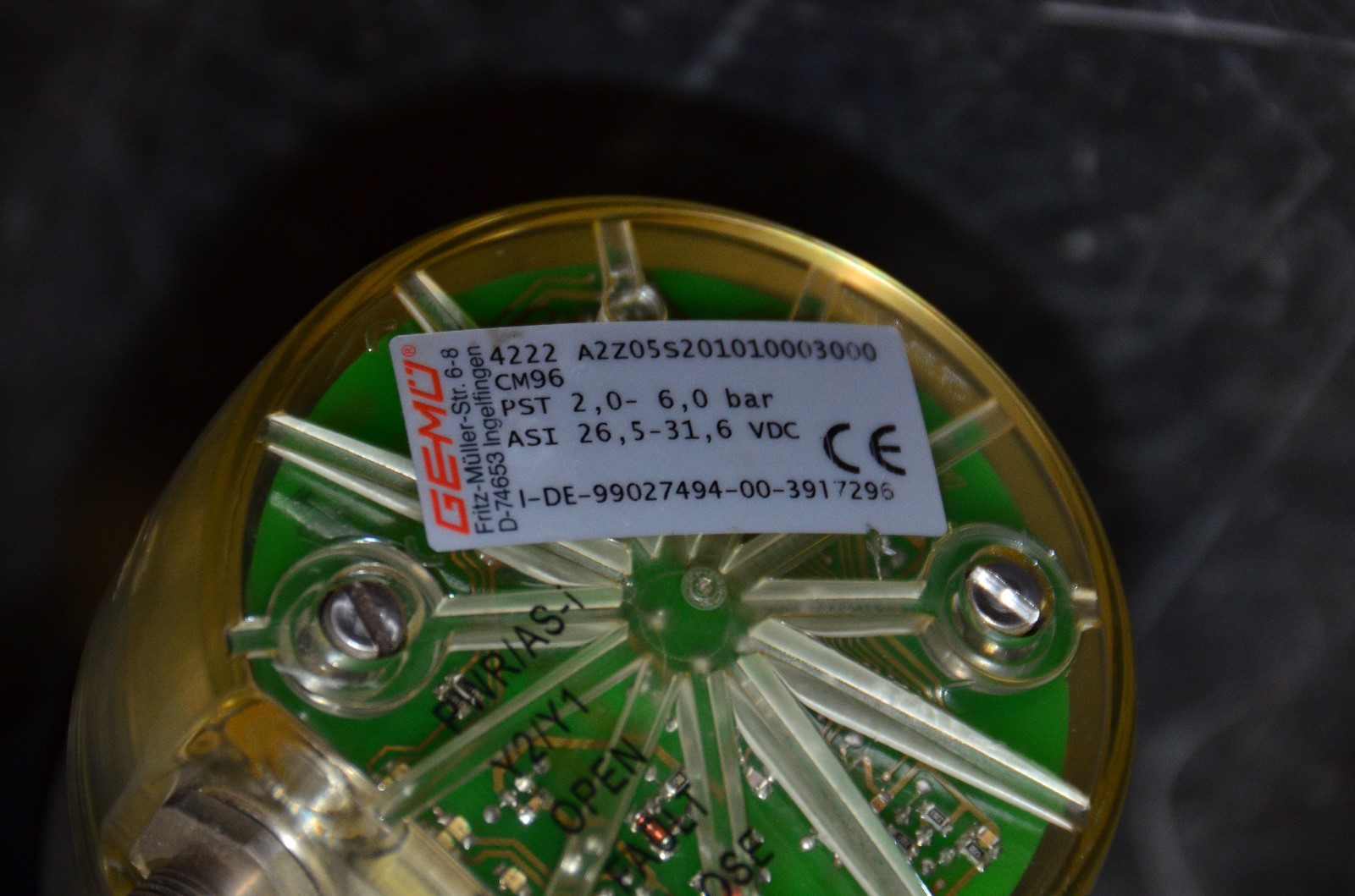Gemu 687 2 Way Diverter Valve 1″ BW X BW X BW w/ 4222 Position Indicator
