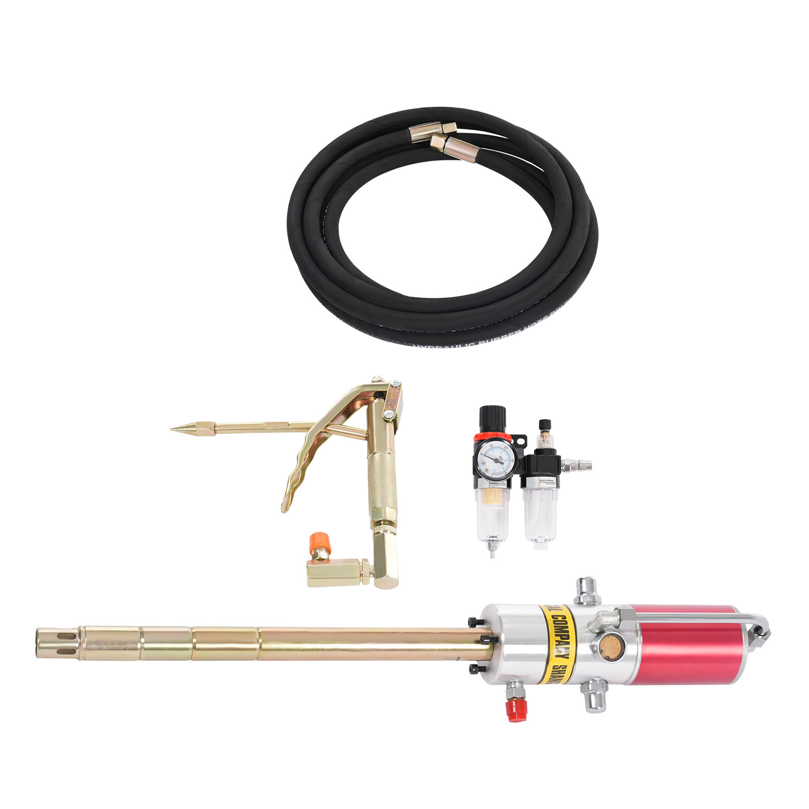 Air Operated Pneumatic Oil Transfer Pump Drum Pump Heavy Duty 35mm 30-40MPa 50:1