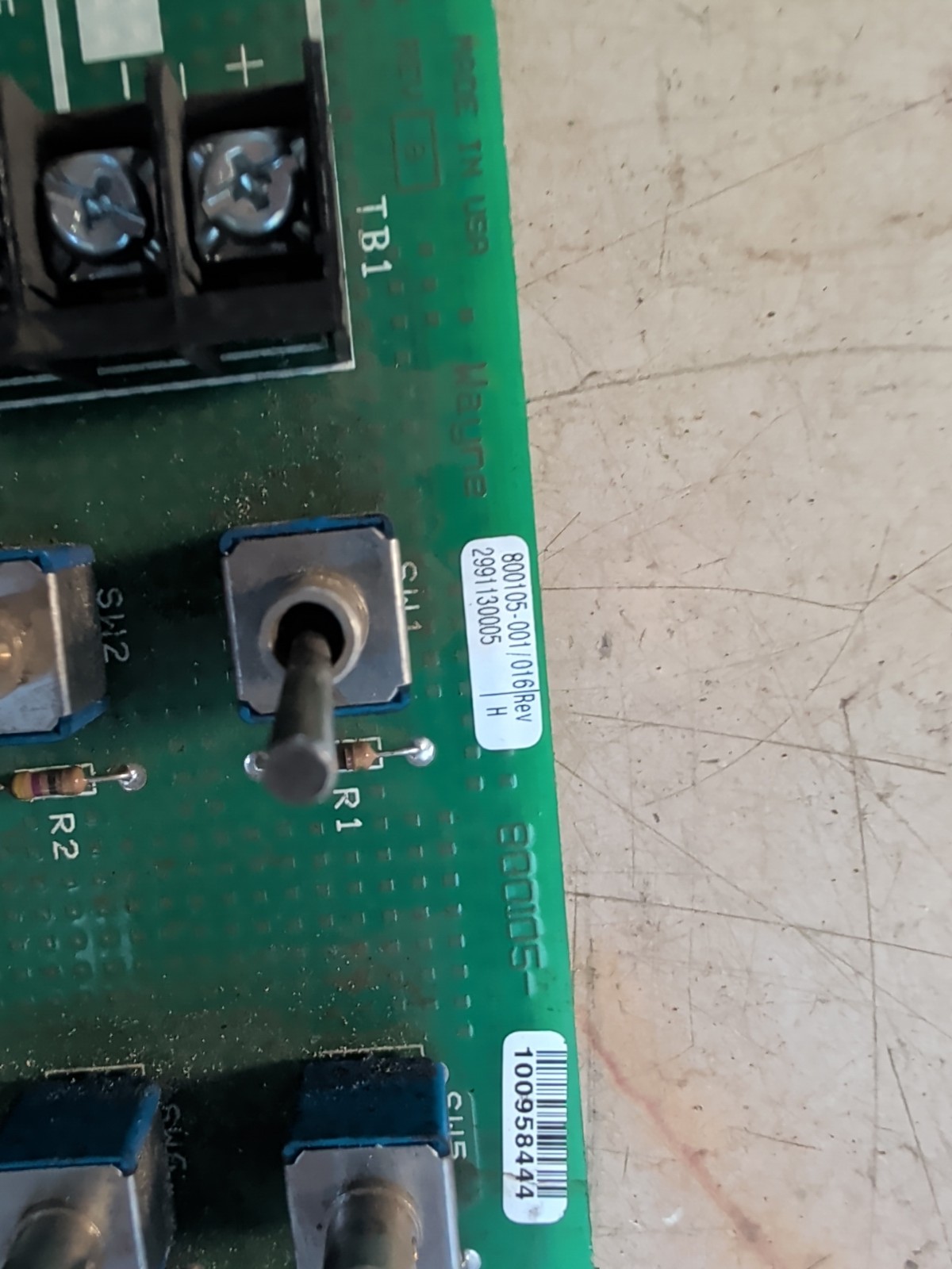 WAYNE 800105-001/016 REV H CIRCUIT BOARD – WARRANTY
