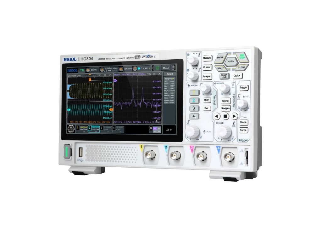 Rigol DHO804 – Digital Oscilloscope (4 Channels / 70MHz)