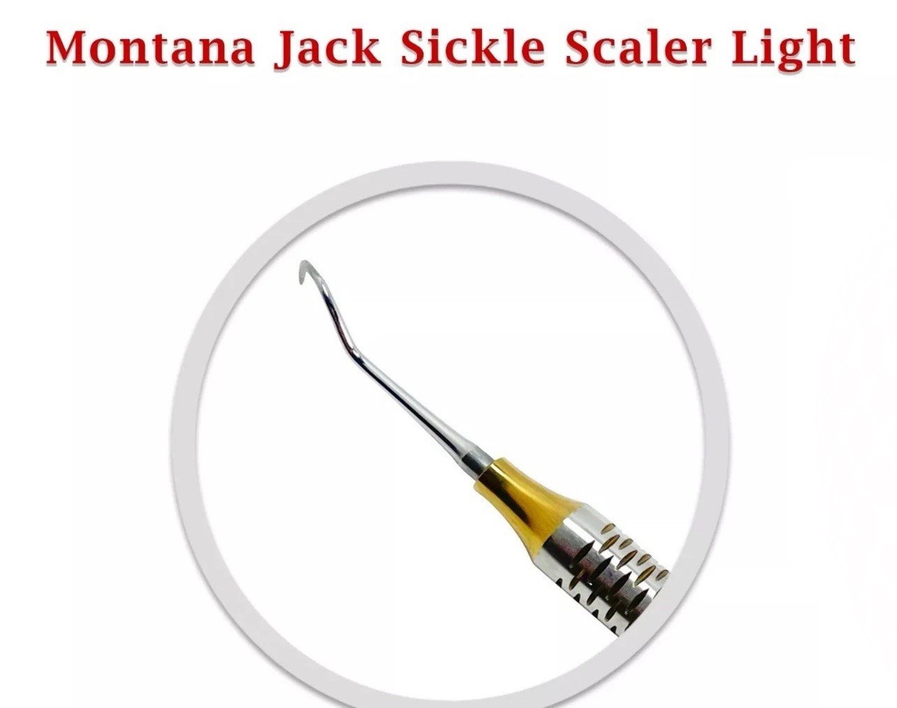5 X Periodontal Montana Jack Sickle Scaler Light Double Ended Dental Instruments
