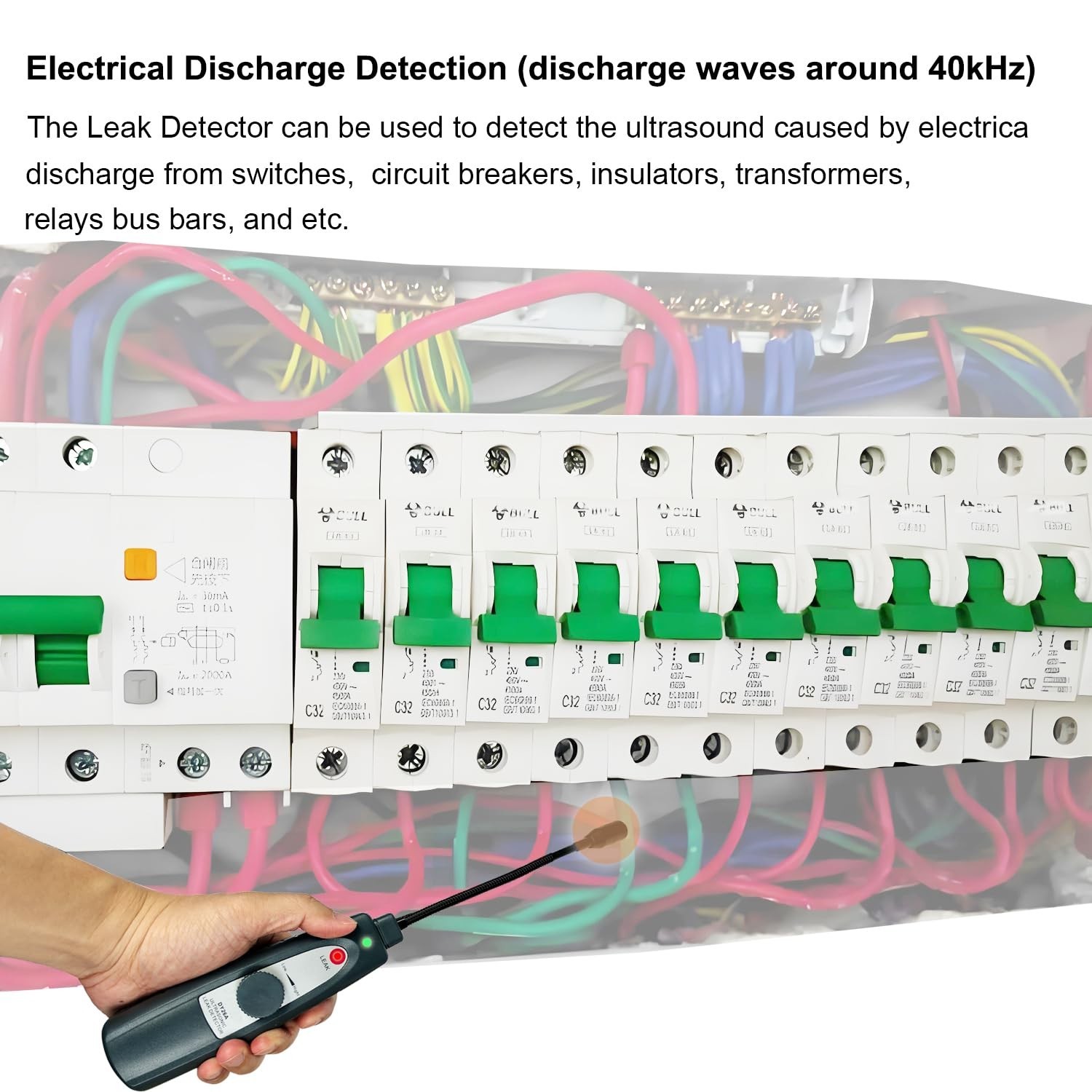Ultrasonic Leak Detector for Hvac/Automotive/Industrial Use | 38-42Khz Frequency