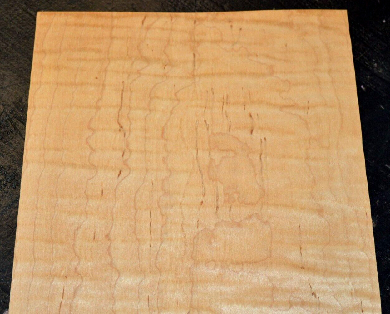 Flame Maple Raw Wood Veneer Sheet 9 x 29 inches 1/42nd 4671-76