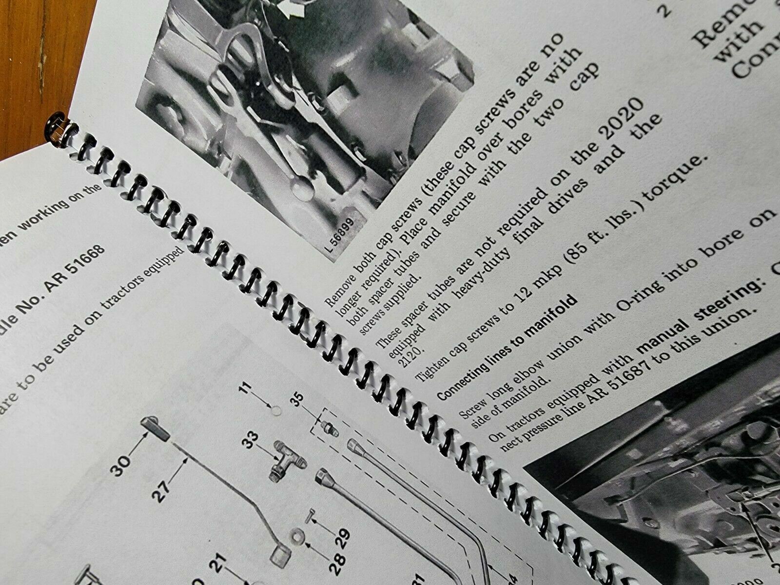 John Deere Selective Control Valves 1020 1120 2020 2030 2120 2130 3130 Manual