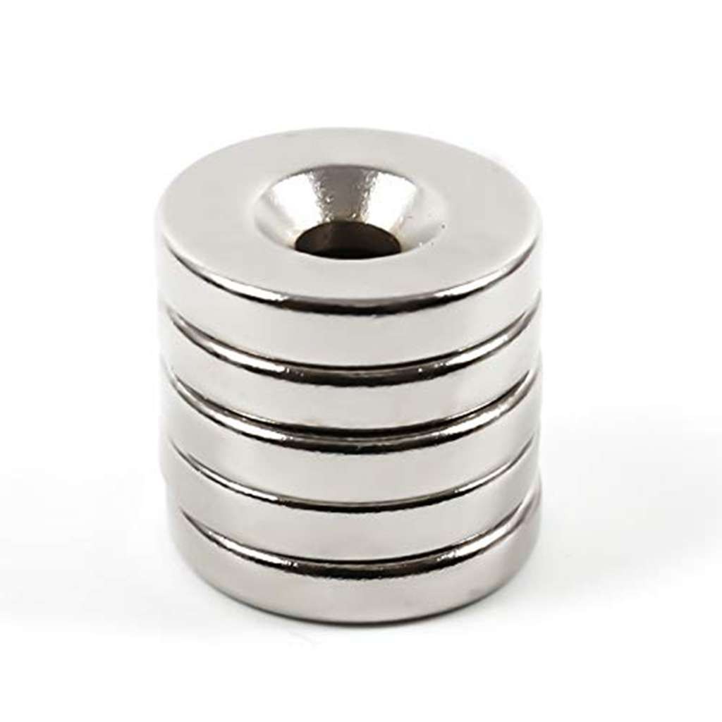 Countersunk Ring Round Disc Strong Magnets Rare Earth Neodymium Hole N35