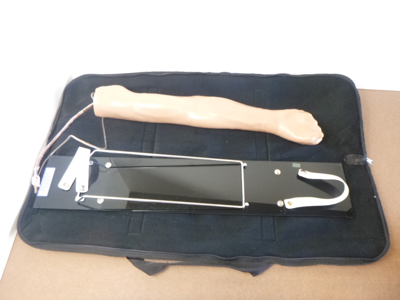 Gaumard Right-Handed Training Arm Manikin with Stand, Case