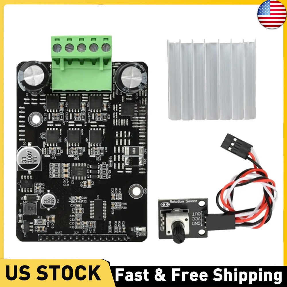 DC 6-80V BLDC 3-Phase DC Brushless Motor Controller 50A 1600W PWM Motor Driver