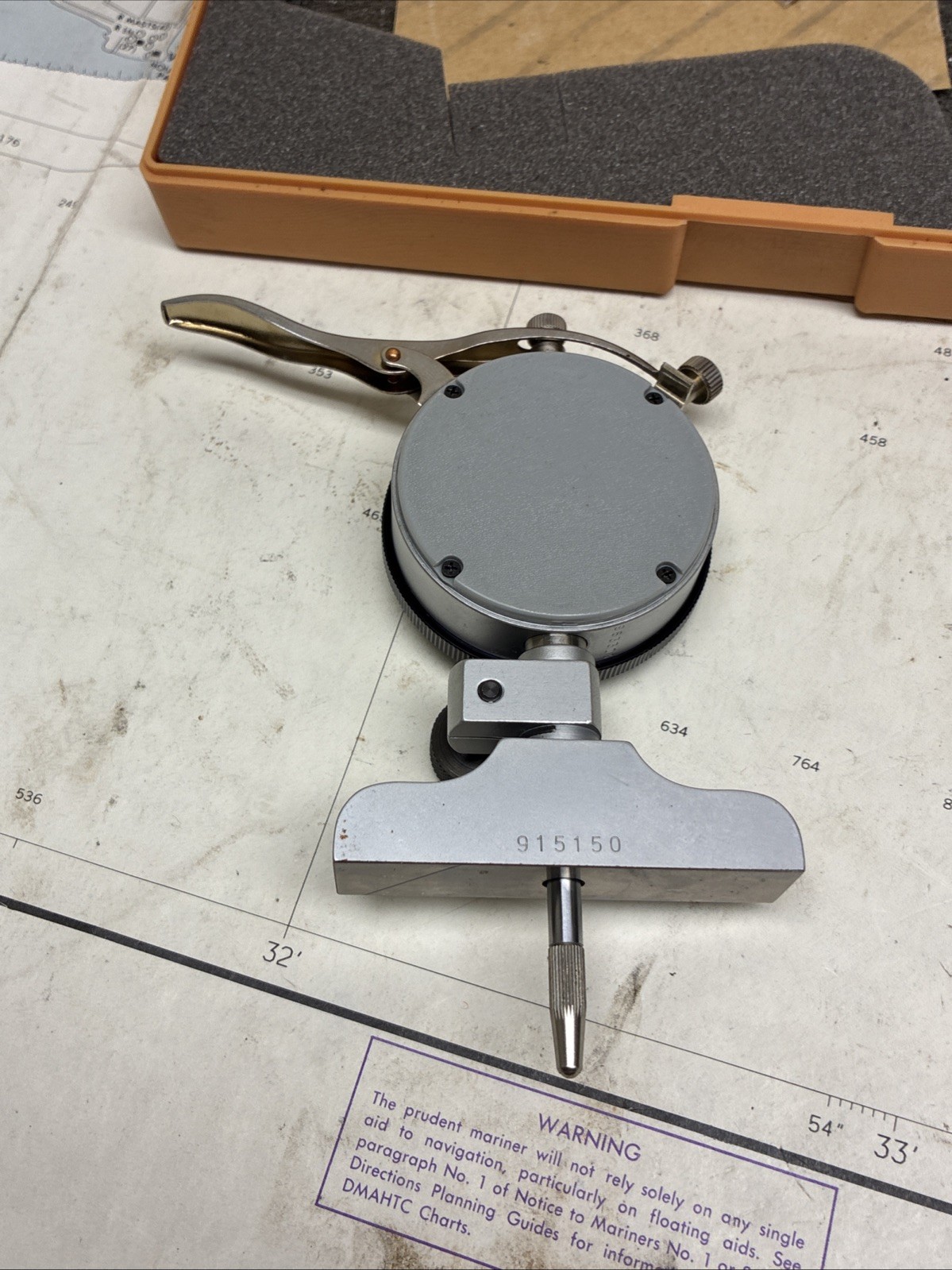 Mitutoyo No. 2904 Dial Depth Gage Machinist Tools Code 7217 2.5”-8”