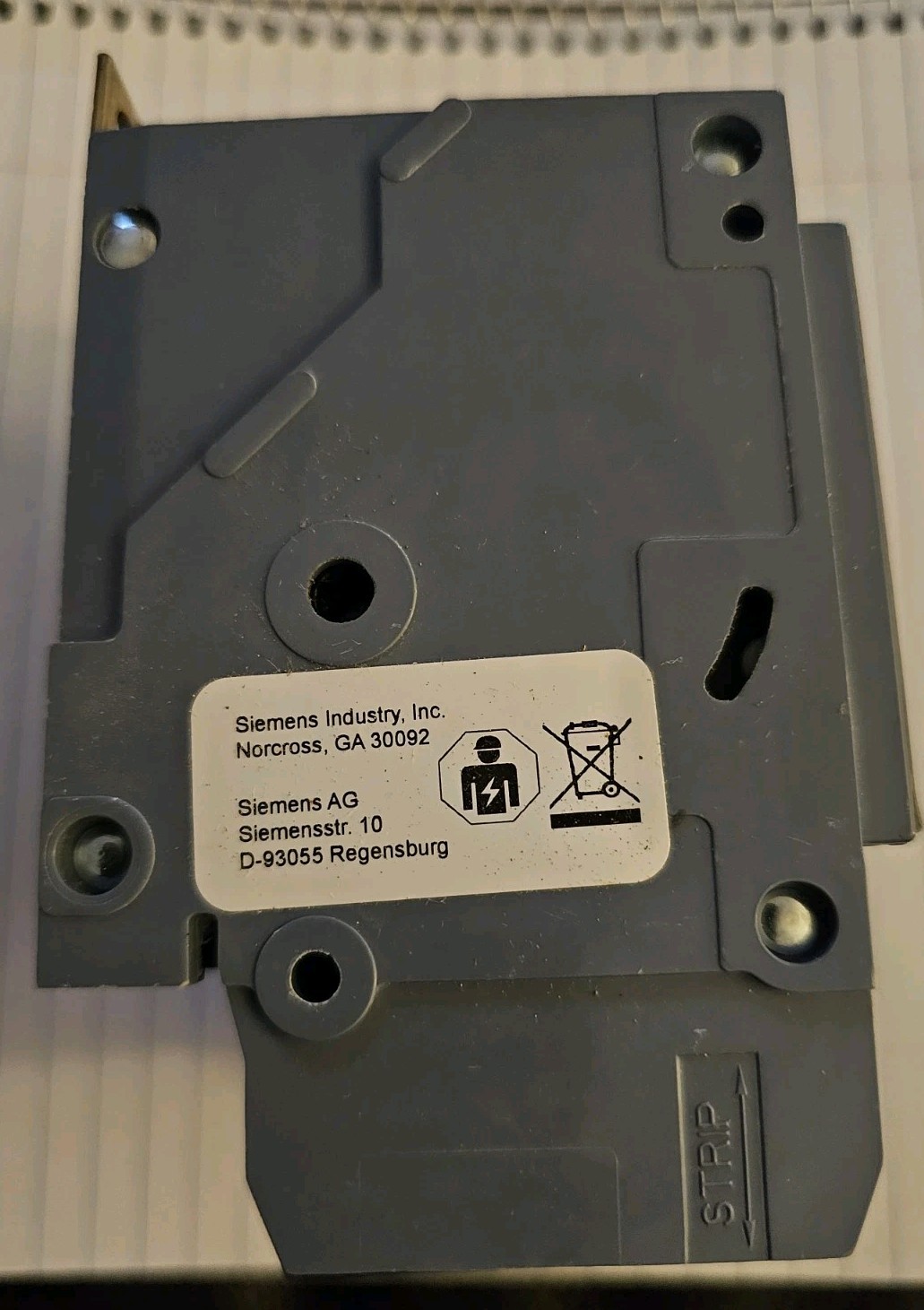 Siemens BQD330 30 Amp 480 VAC 3 Pole Type BQD Bolt On Breaker NO BOX