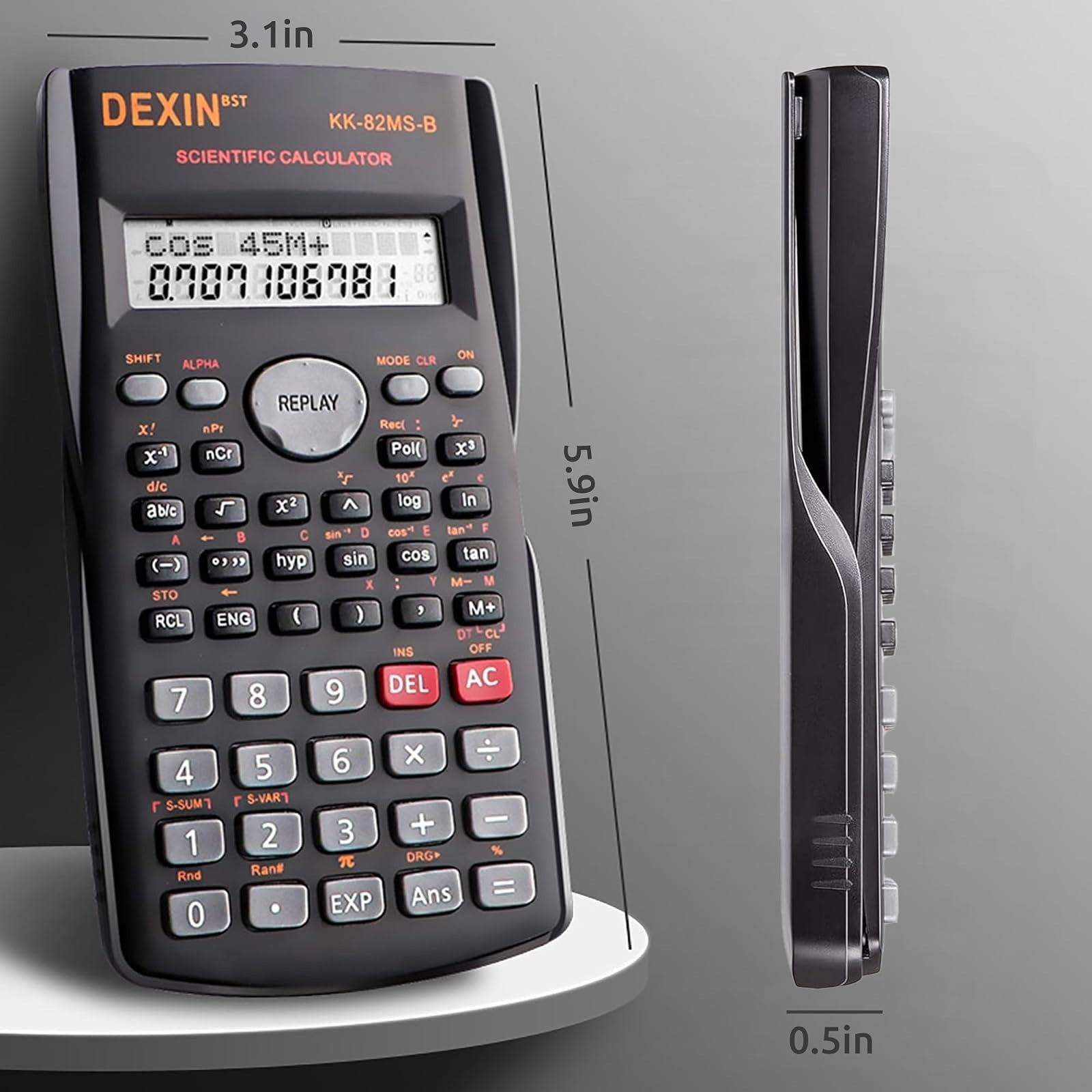 24 Pack Scientific Calculators, 2 Line Engineering Large Display Scientific Calc