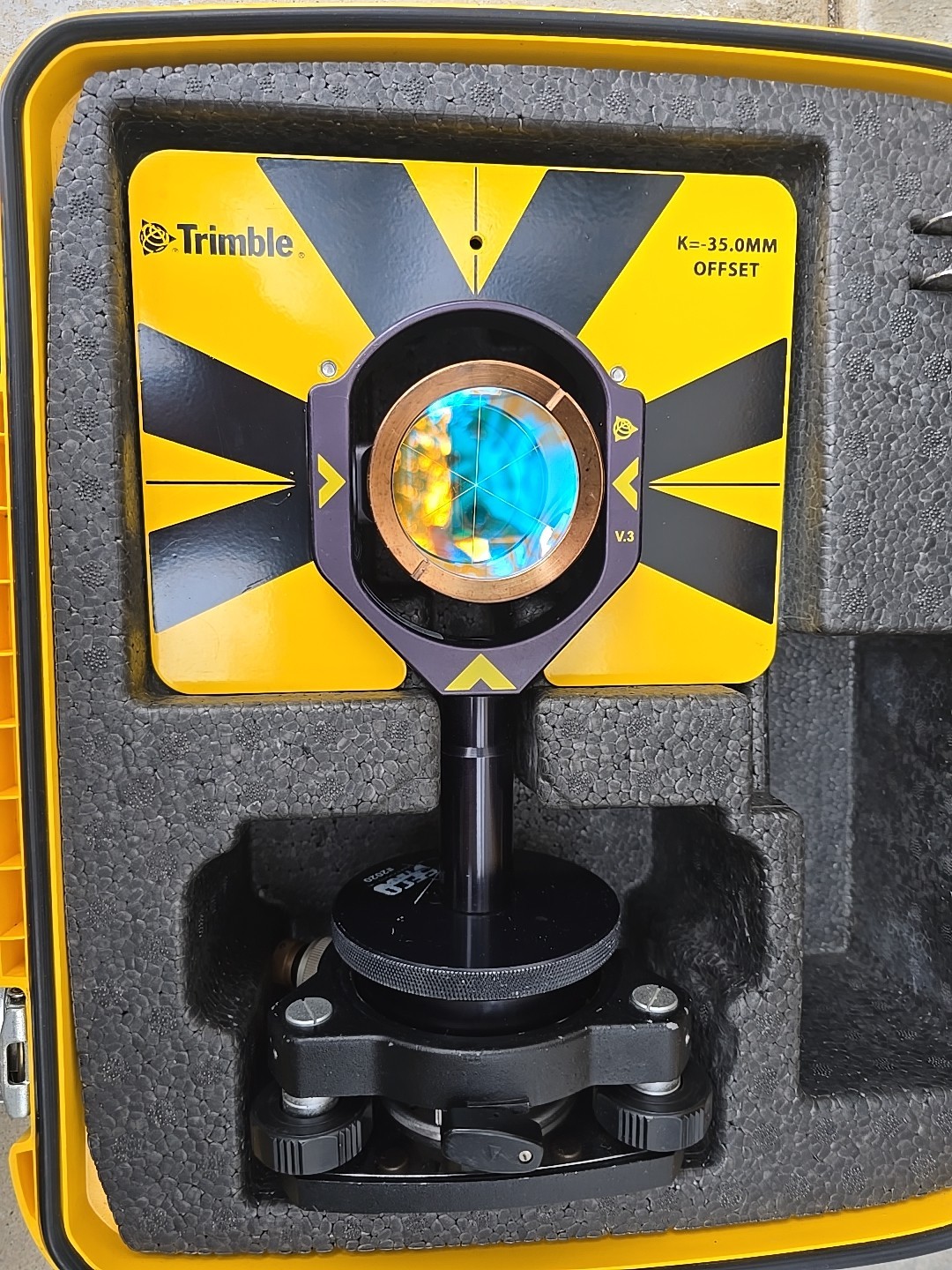 Traverse Kit Trimble V.3 K=-35.0MM OFF Set And Seco Base Clean Hard Case & Key