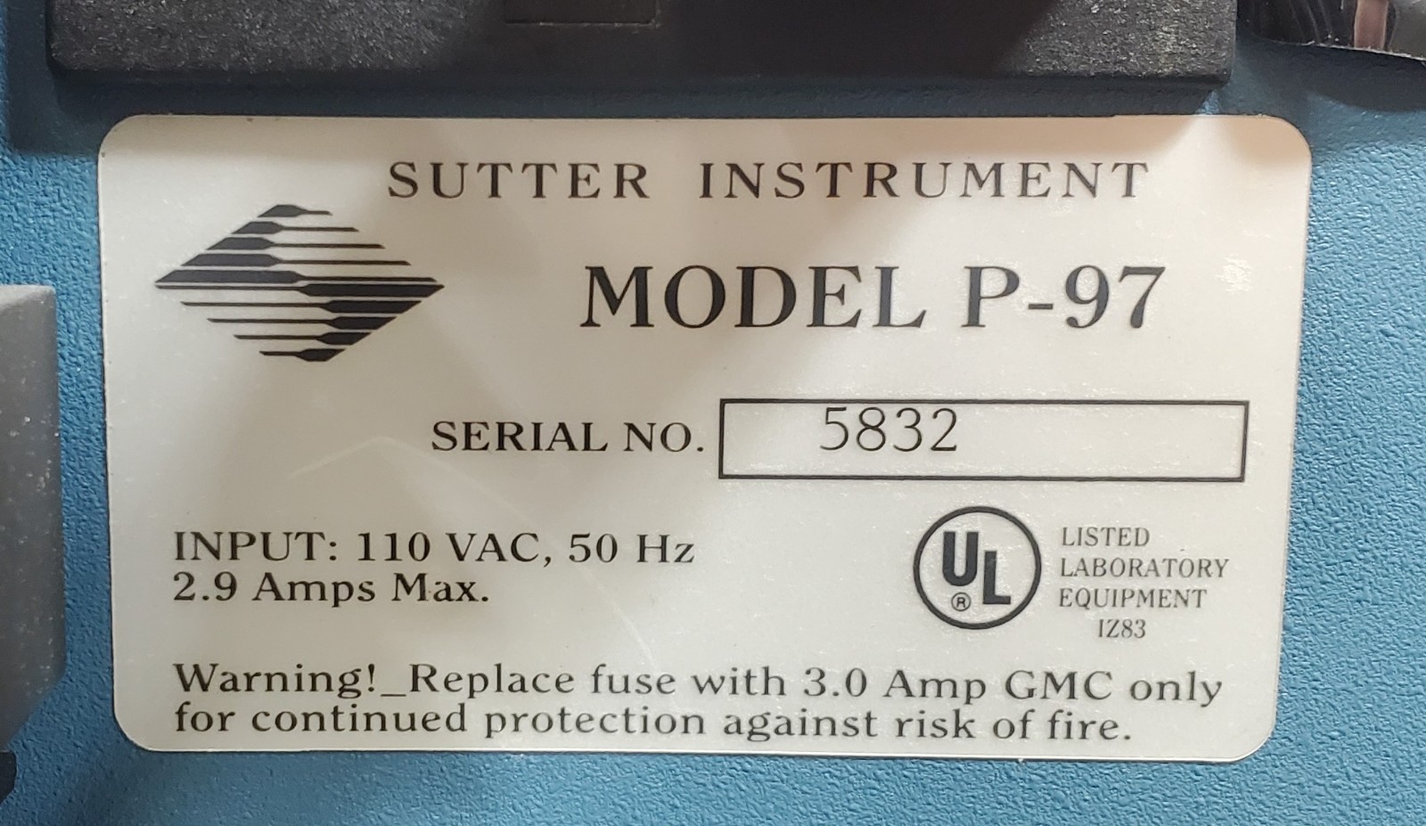 Sutter Instruments P-97 Flaming Brown Micropipette Puller – *GOOD RAMP TEST*