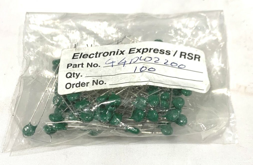 Lot of 100- Electronix Express RSR Thermistors 44P102200