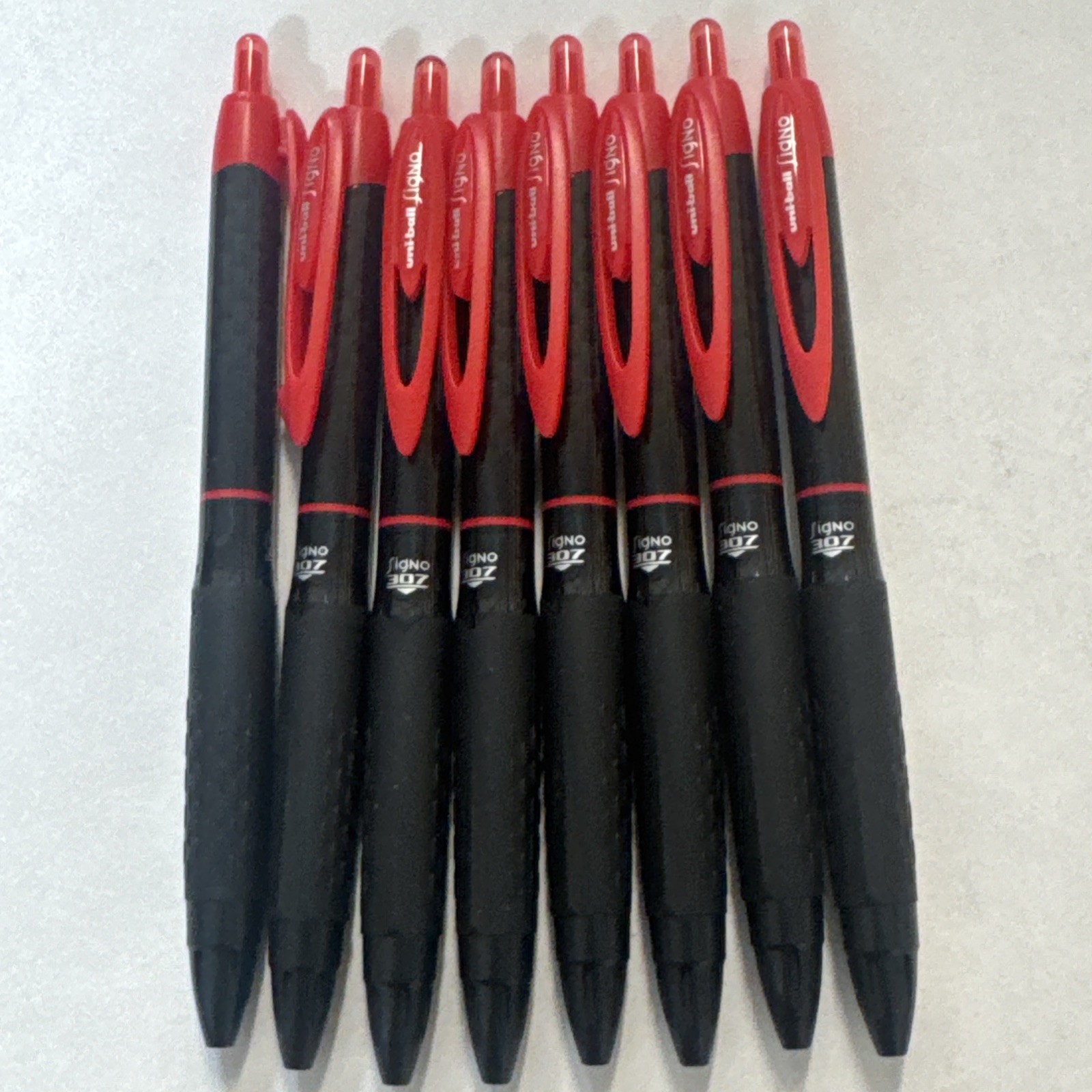 307 Retractable Gel Ink Pens Medium Point 0.7mm Pack of 8 Red Smudge Proof fo…