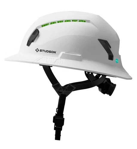 Studson SHK-1 Full Brim Vented, White (SHK1-FB-CW)