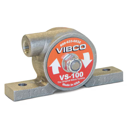 Vibco Vs-100 Pneumatic Vibrator, 20 Lb, 12, 000Vpm, 60Psi