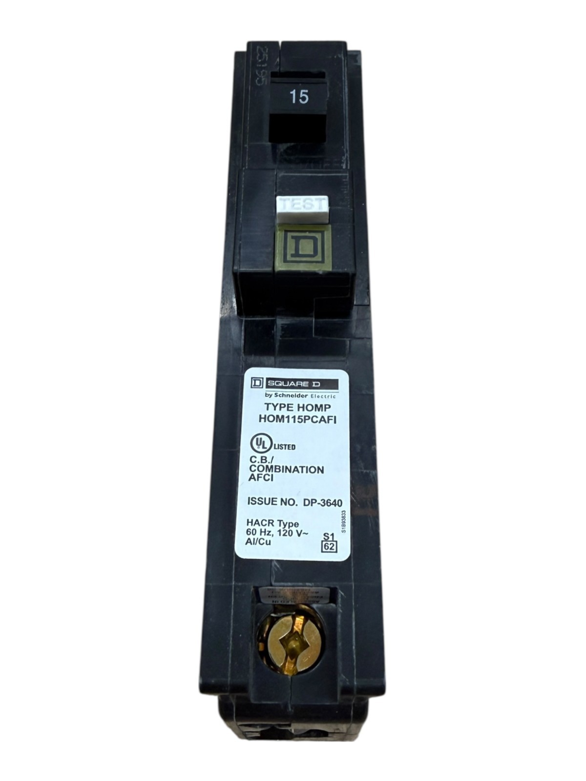 Square D HOM115PCAFI 15A Circuit Breaker