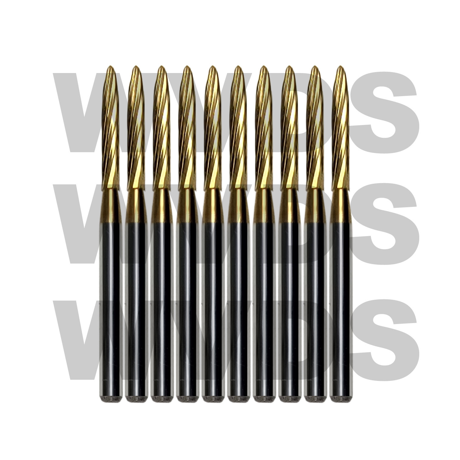 Carbide Burs H48L10 TRIMMING & FINISHING H48L010 Hi Quality FG Bur 100-10/PK