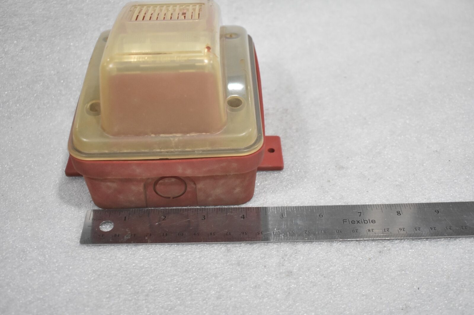 POTTER ELECTRICAL SIGNAL HS-24WR-WP HORN-STROBE RED WEATHERPROOF WALL MOUNT HORN