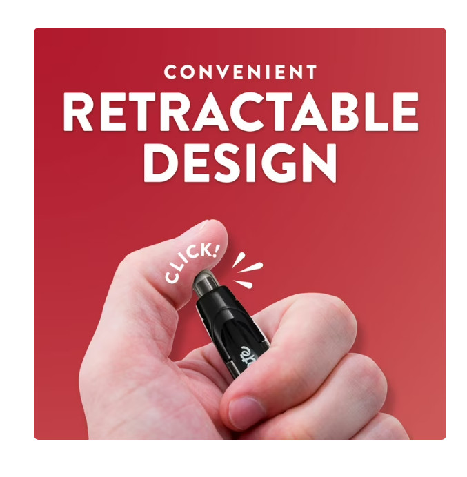 Paper Mate Profile Retractable Ballpoint Pens, 1.4 mm Bold Point, Black, 8 Count