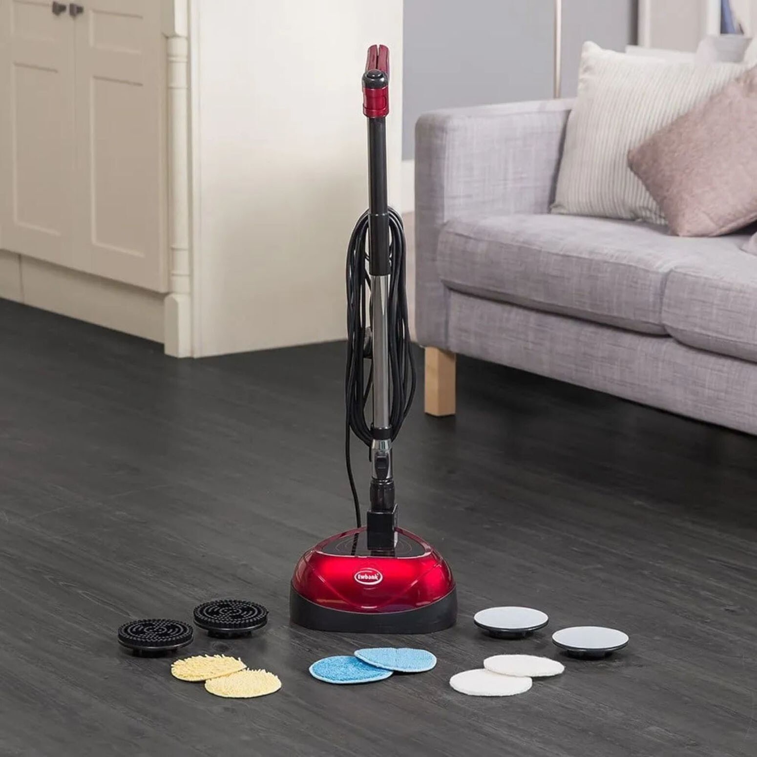 Floor Cleaner Machine Electric 3-in-1 Washer Polisher Scrubber Burnisher Buffer