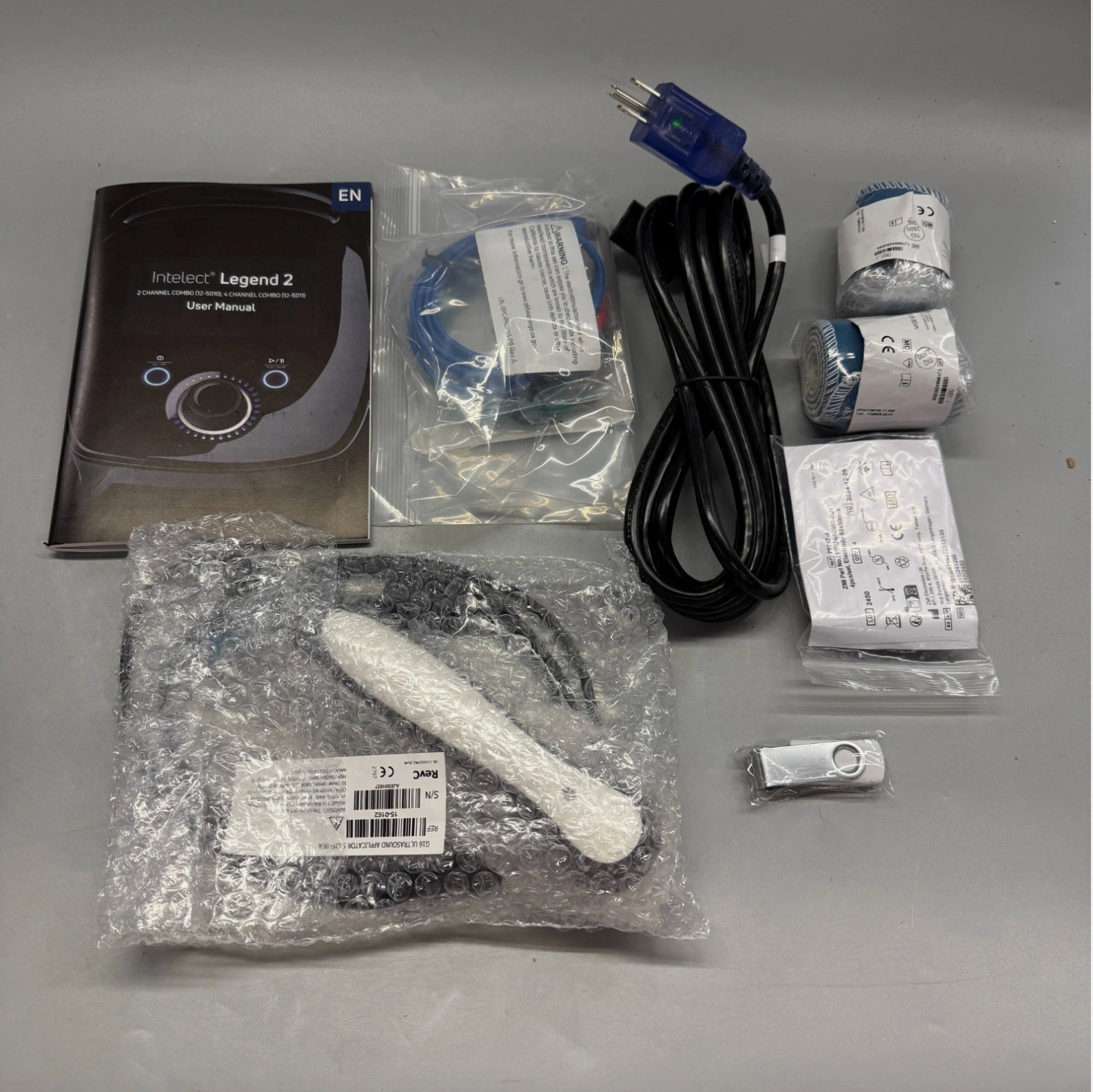 Genuine New Chattanooga Intelect Legend 2-2CH Combo E-Stim and Ultrsound 81-5010