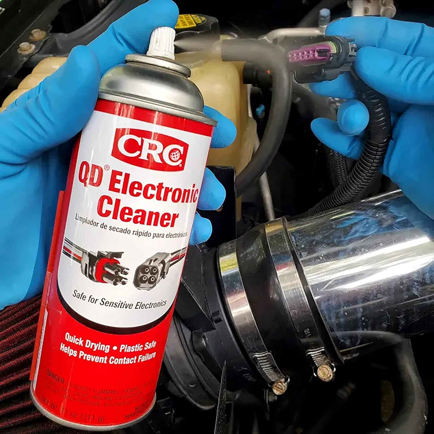 CRC 05103 QD Electronic Quick Drying Formula Contact Cleaner 11 Oz. Pack of 12