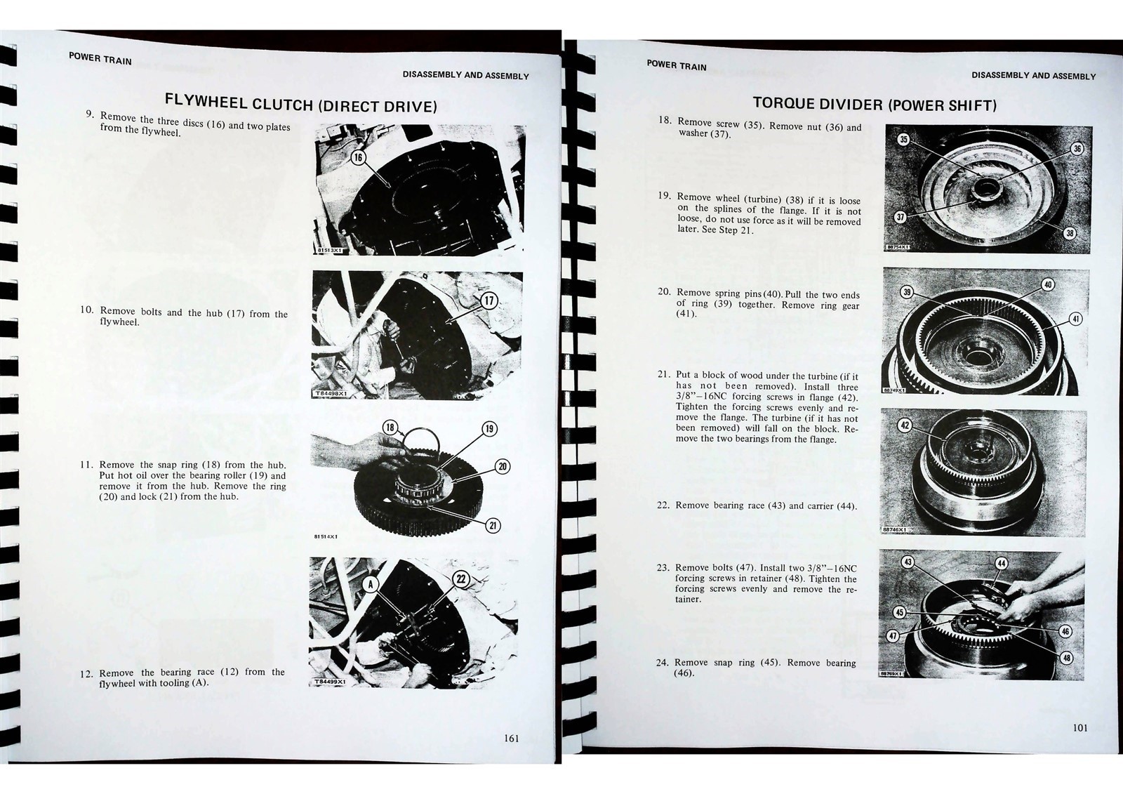Caterpillar D8 D8H Crawler Service Repair Manual S/N Breaks Apply