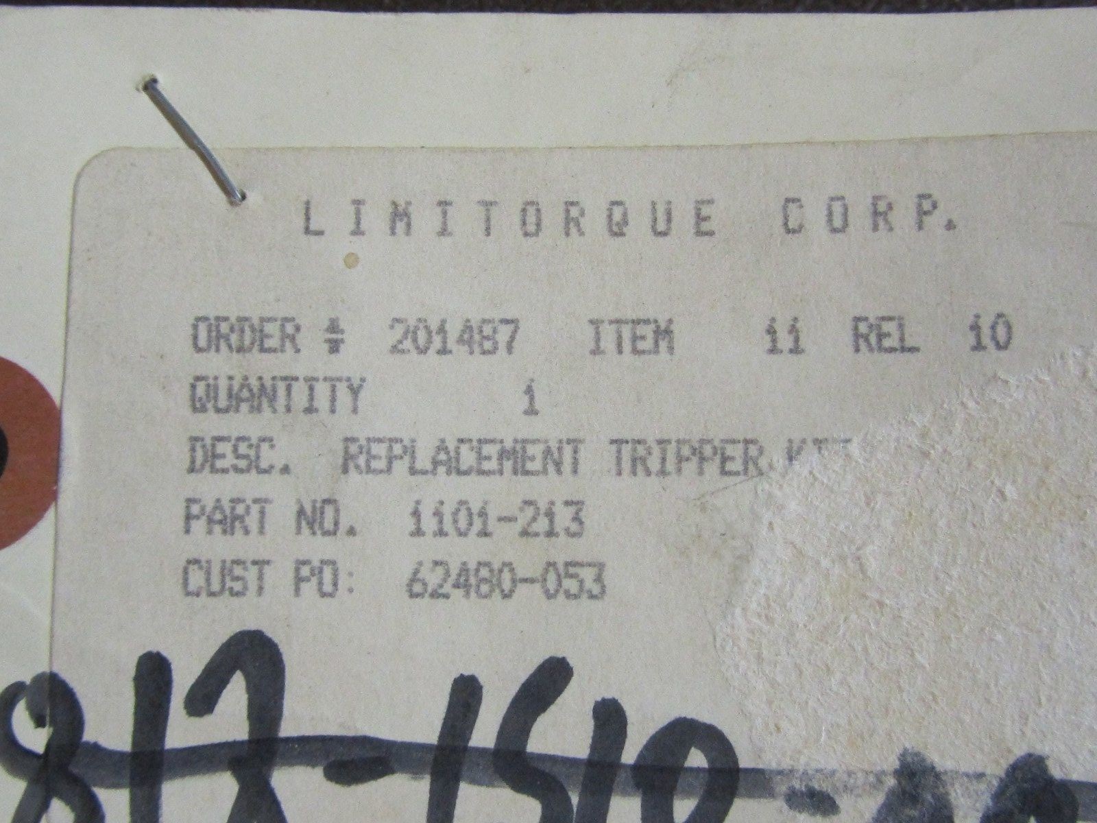 NEW Limitorque Corp 1101-213 TRIPPER CLUTCH 8-1/2″ LOT OF 2
