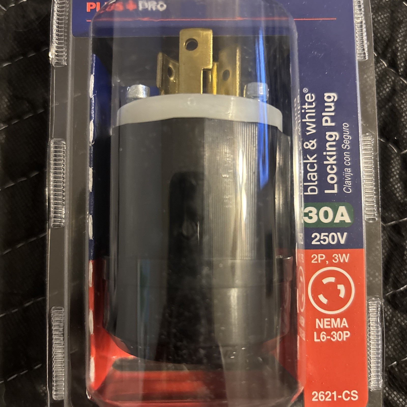 Leviton Nema L6-30P 30-Amp 250 Volt 2P/3 Wire Locking Plug