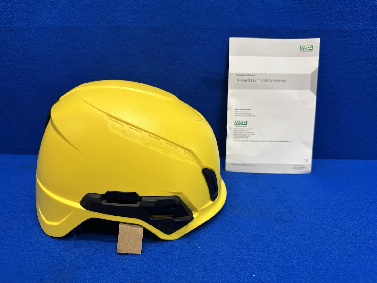 MSA V-Gard H2™ No Vent Safety Helmet – 10242637 (YELLOW)