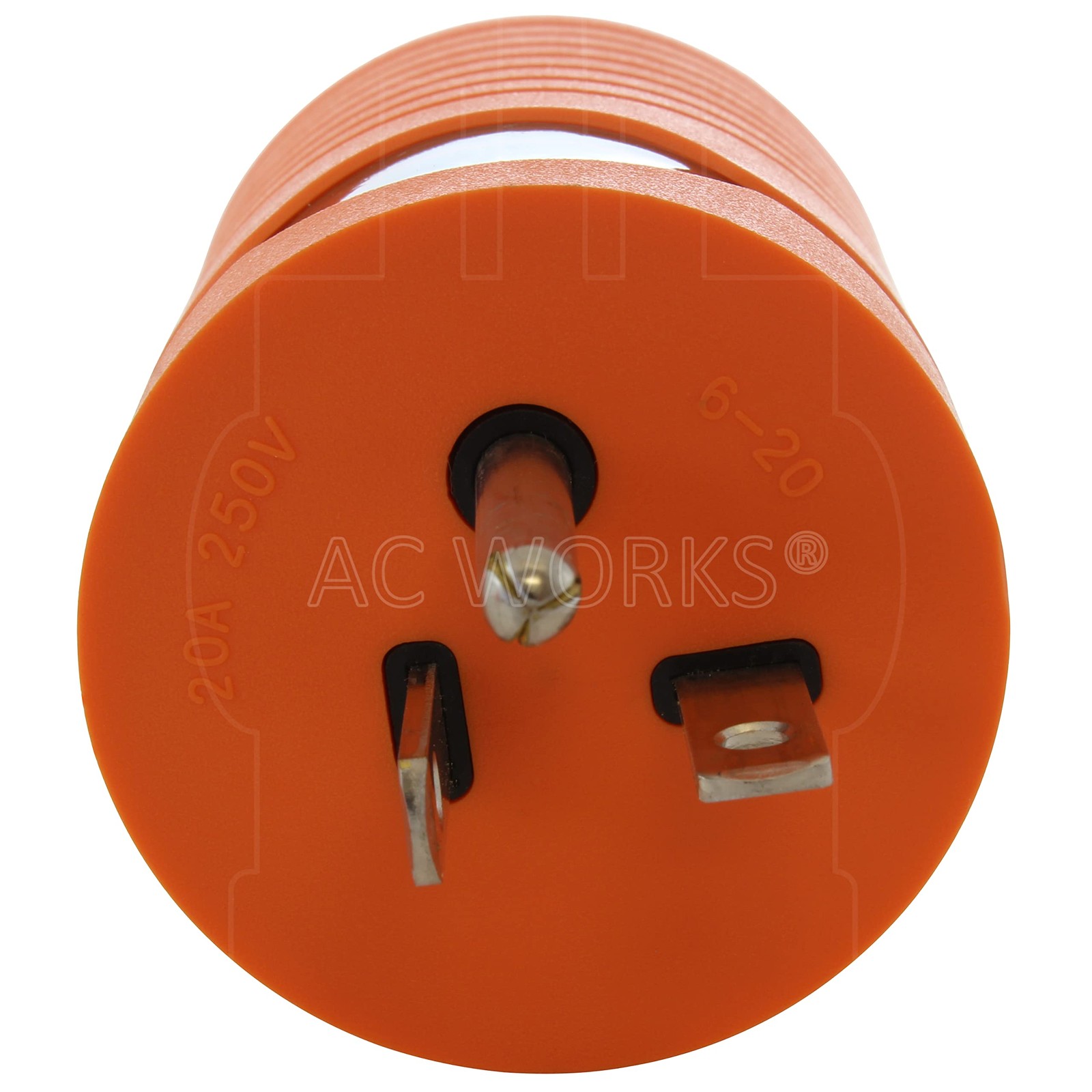 [AD620L620] Locking Adapter NEMA 6-20P 20Amp 250Volt Plug to NEMA L6-20R 20Am…