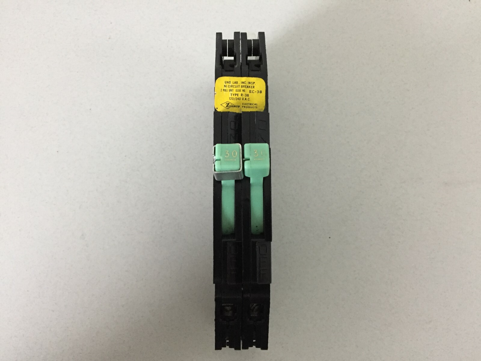 ZINSCO R3830 30 AMP 120/240 VOLT 2 POLE BREAKER
