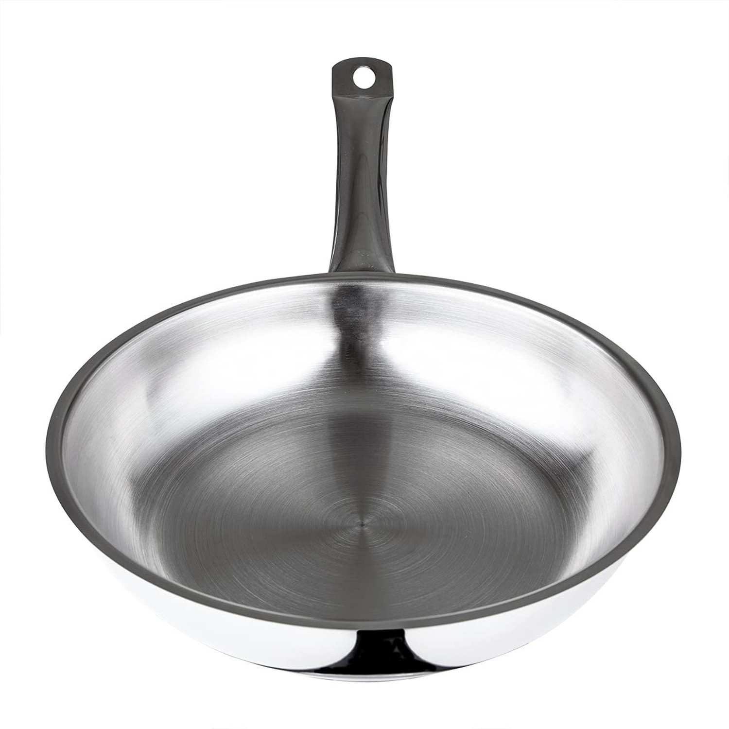 serenk Modernist Frying Pan 9.45 in / 24 cm, 50 oz / 1.5 lt, Stainless Steel …