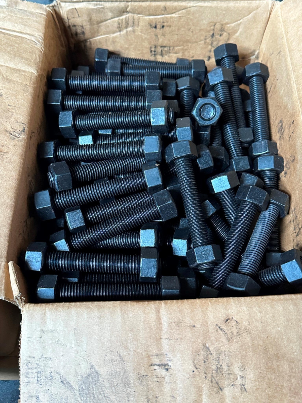 75x Lot Studs 5/8-11 x 4-1/2 A193 B7 w/150x Pc Lot W/2 5/8″ A194 GR.2H HH Nuts