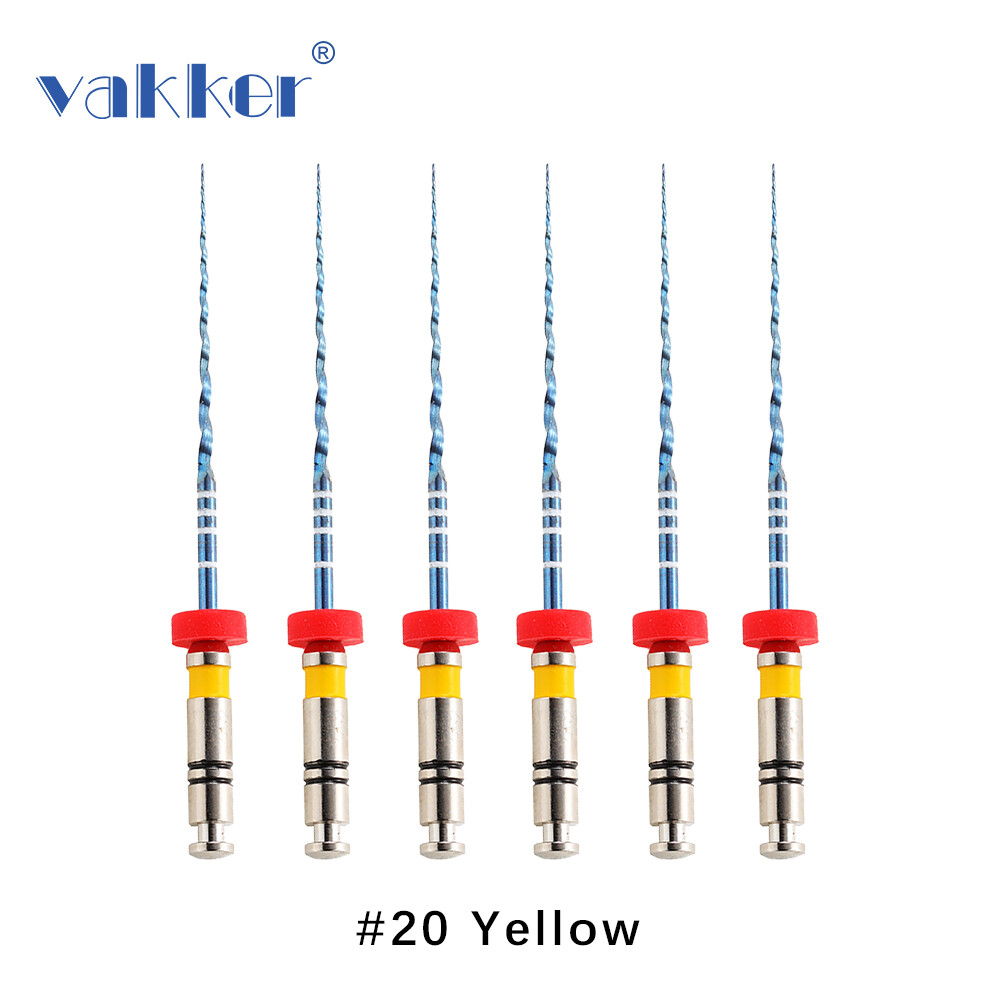 V Blue Dental NiTi Rotary Endo Files Heat Activated Endodontic Files #15-#60