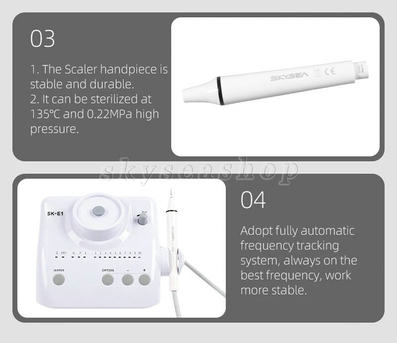 SKYSEA Dental Ultrasonic Scaler Handpiece Bottles Fit EMS Cavitron SKYSEA US