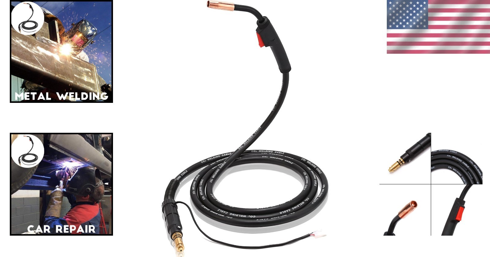 Versatile 15FT 100A MIG Torch for Lincoln and Major Brands – Exceptional Value