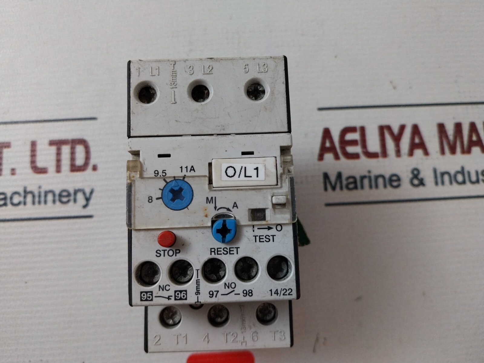 IMO MCOR-1-11 Thermal Overload Relay S-NR 1B1 600VAC 8-11A 690V