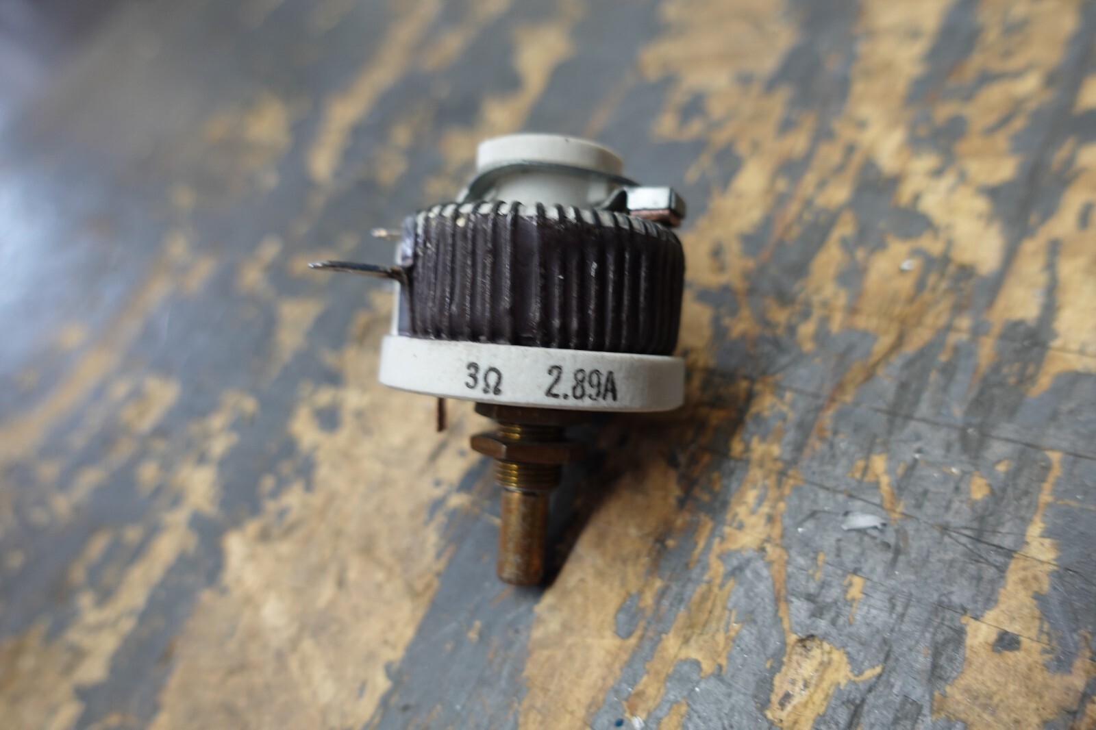 Vishay Angstrohm Rheostat MP10A3 RHS-3, 3 Ohm, 2.89 Amp, 25 Watt