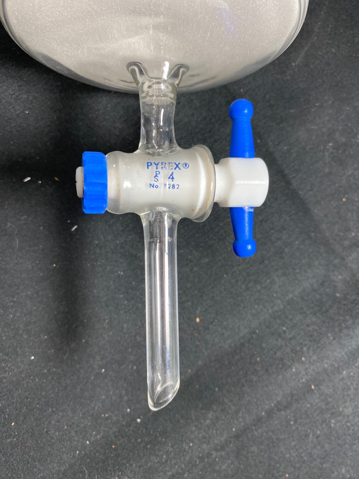 PYREX 3200mL Buchner Funnel Column Stpk Drain Coarse Frit 95mm I.D. 460mm Length