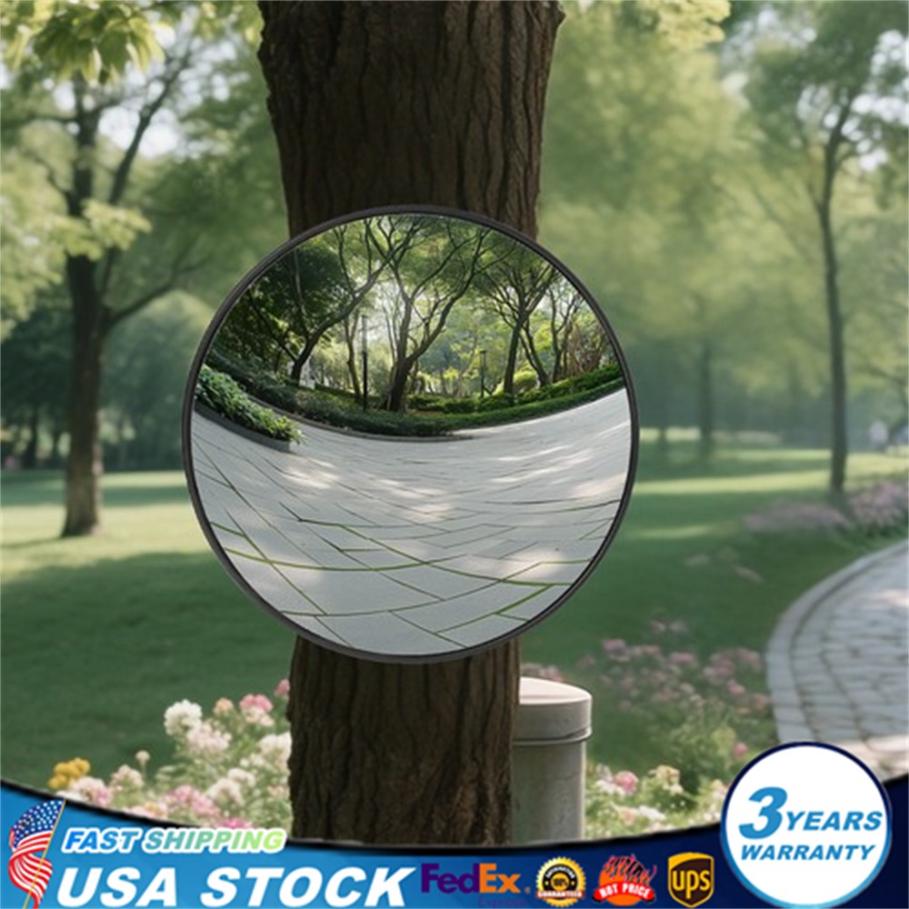 Wide Angle Convex Mirror Traffic Safety Driveway Street Parking Corner Mirror
