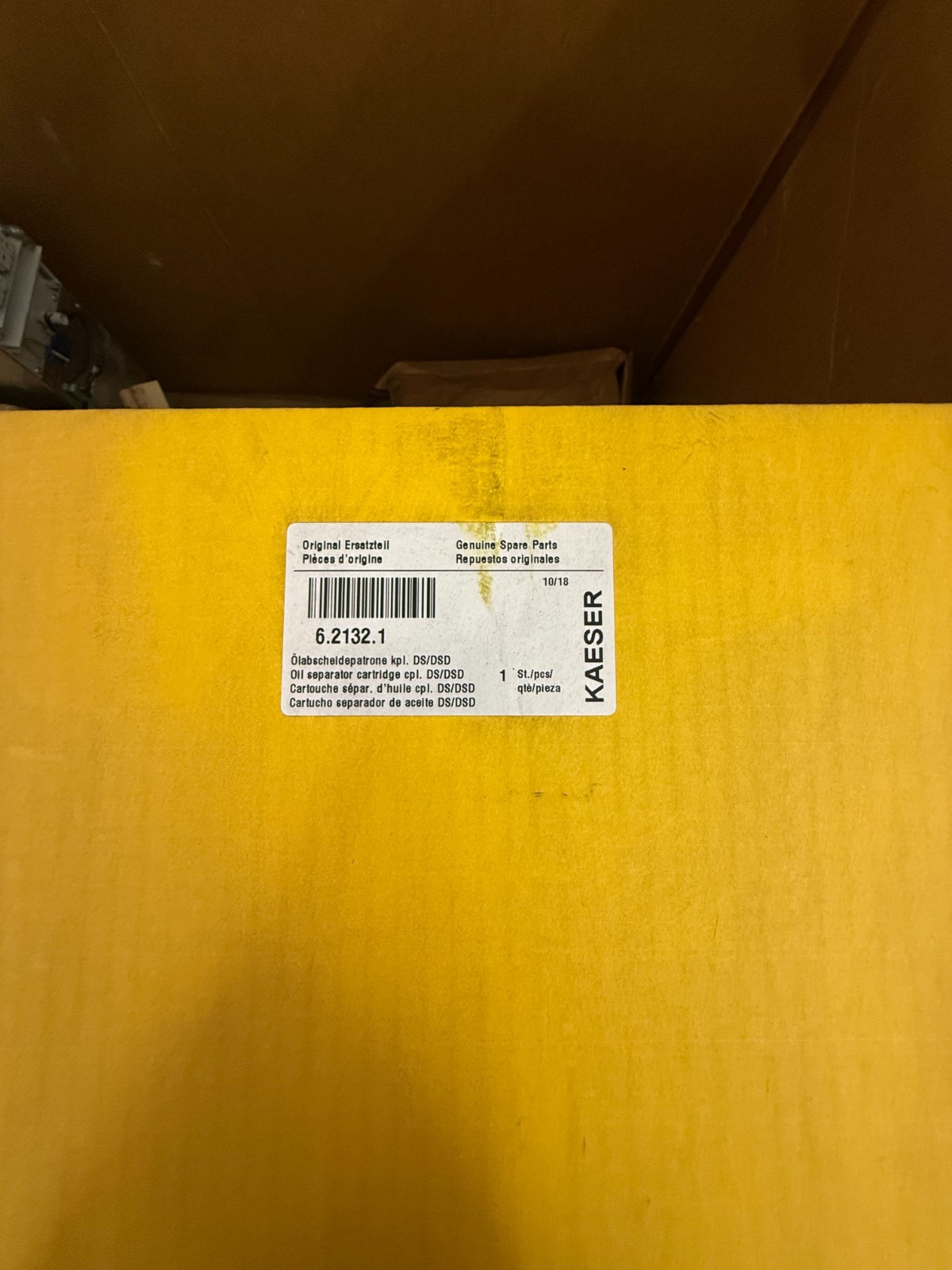NEW OEM 6.2132.1 Kaeser Air/Oil Separator -NIB
