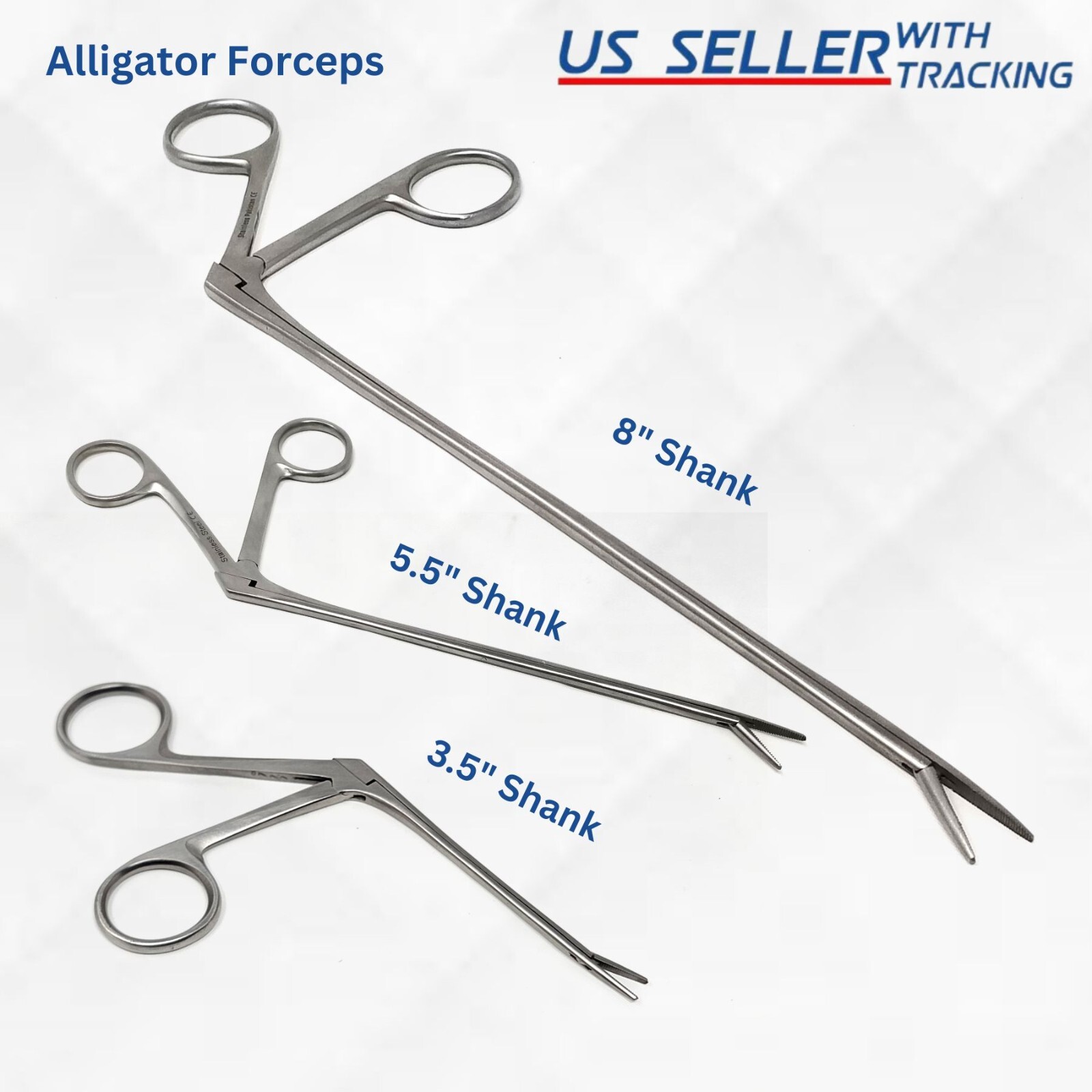 HARTMAN ALLIGATOR EAR FORCEPS SERRATED 3.5» SHAFT ENT SURGICAL INSTRUMENTS