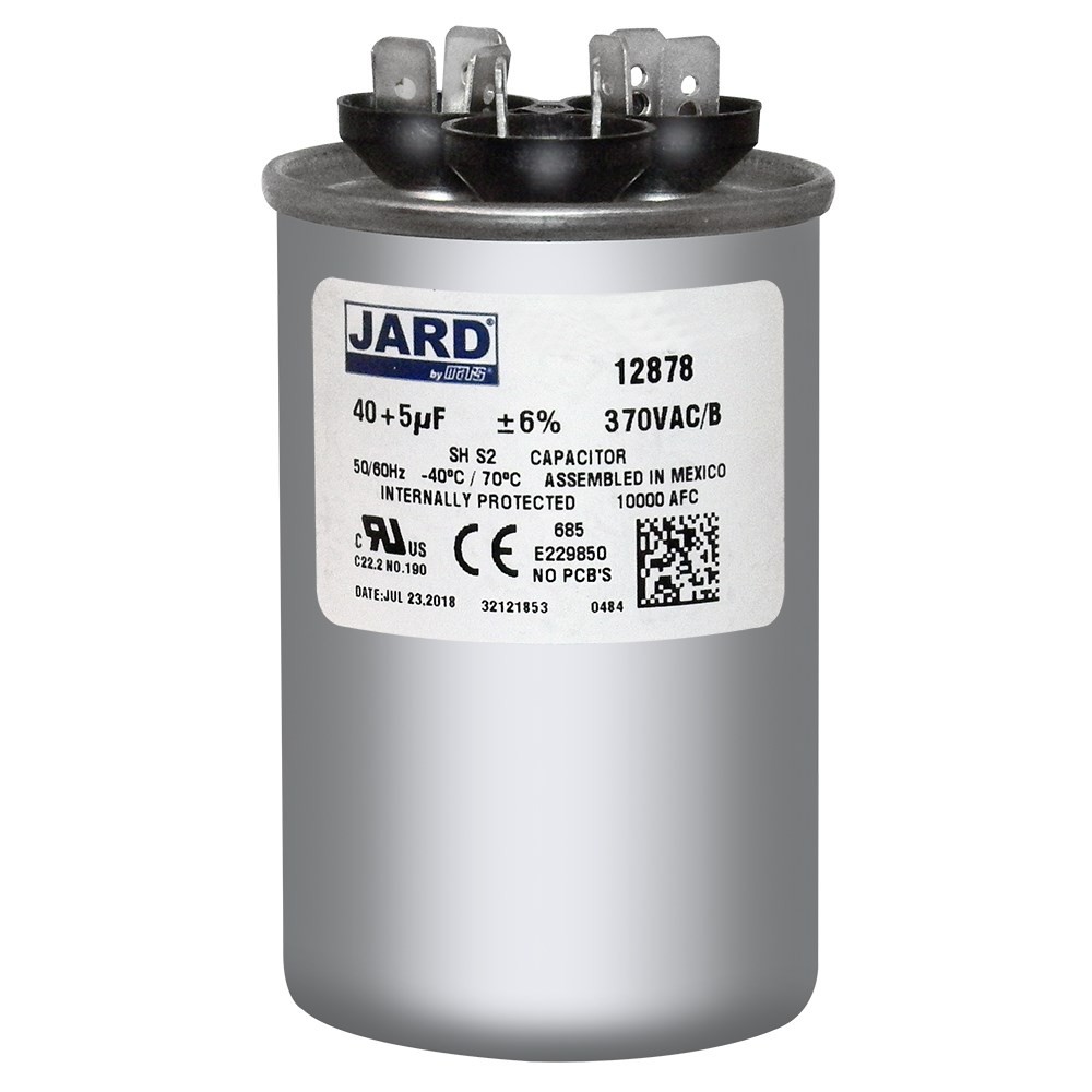 40+5 uf/MFD 370 VAC volts Round Dual Run Capacitor 50/60 Hz – Lot-1