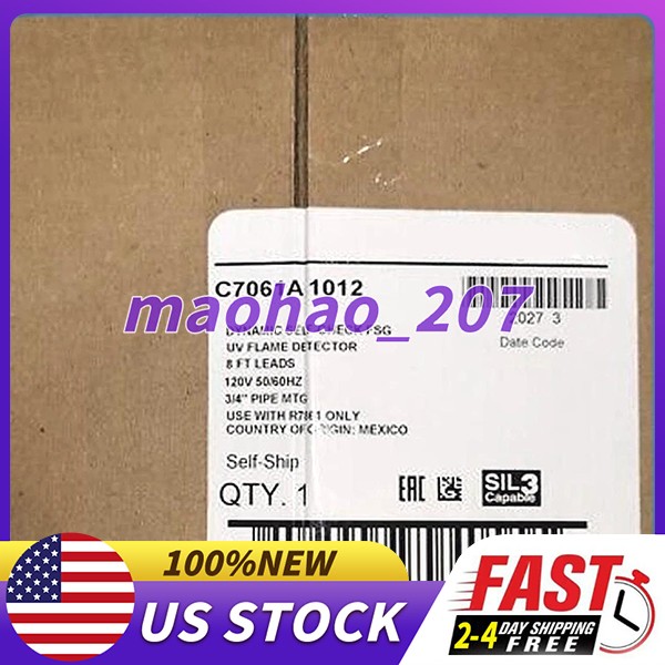 1PCS Honeywell C7061A1012 UV Detection Flame Detector fast shipping