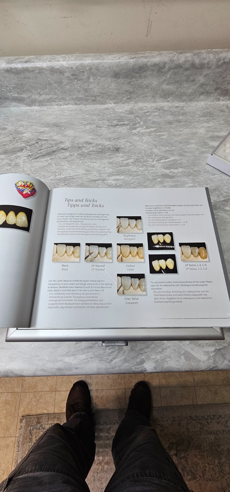 GC initial lustre pastes set