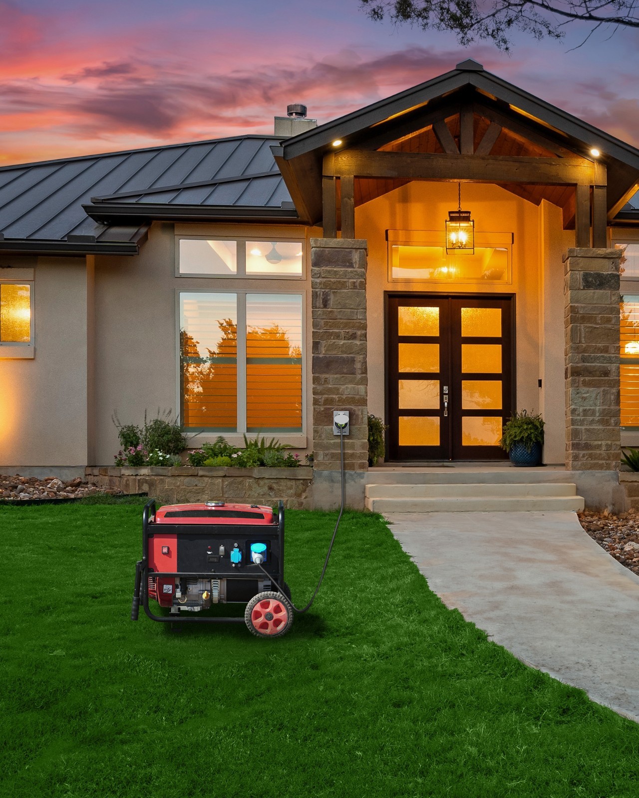 DEWENWILS 30A Generator Inlet Box NEMA L14-30, ETL Listed, Weatherproof