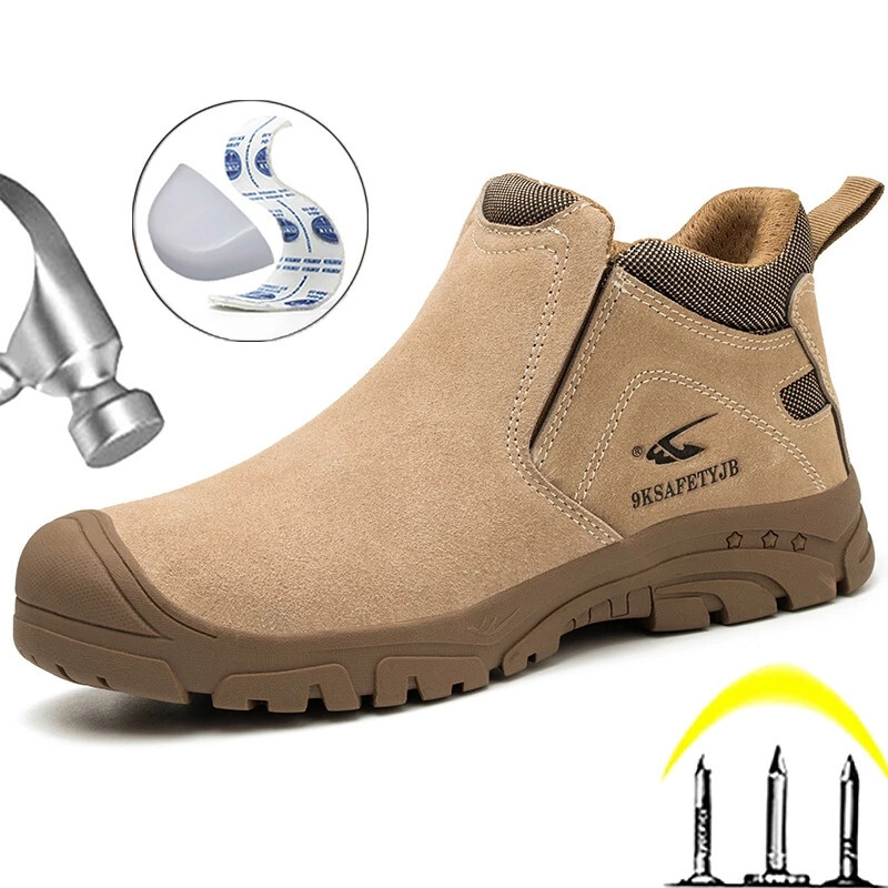 Indestructible Sneaker Non-slip Mens Composite Toe Anti-Hot Welders Protective