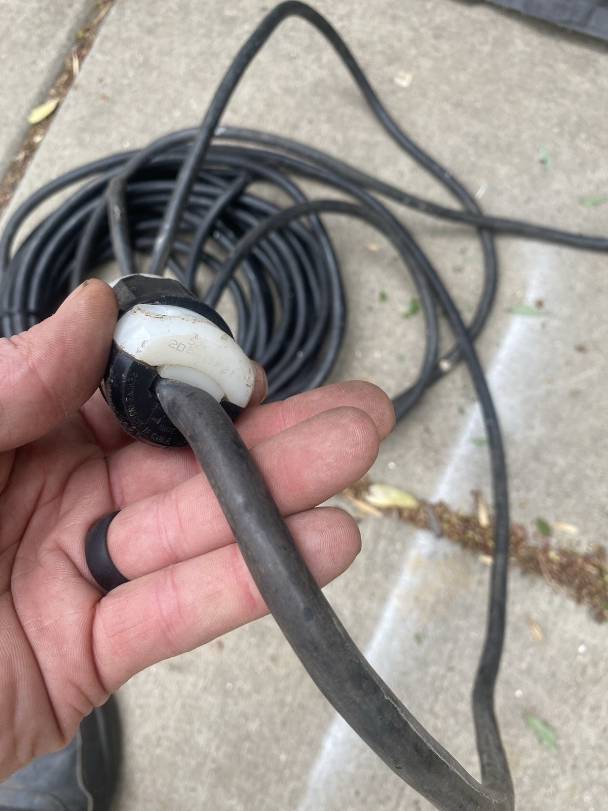 Job-site work temp work light, GARVIN (now a Southwire) temporary LED STRING